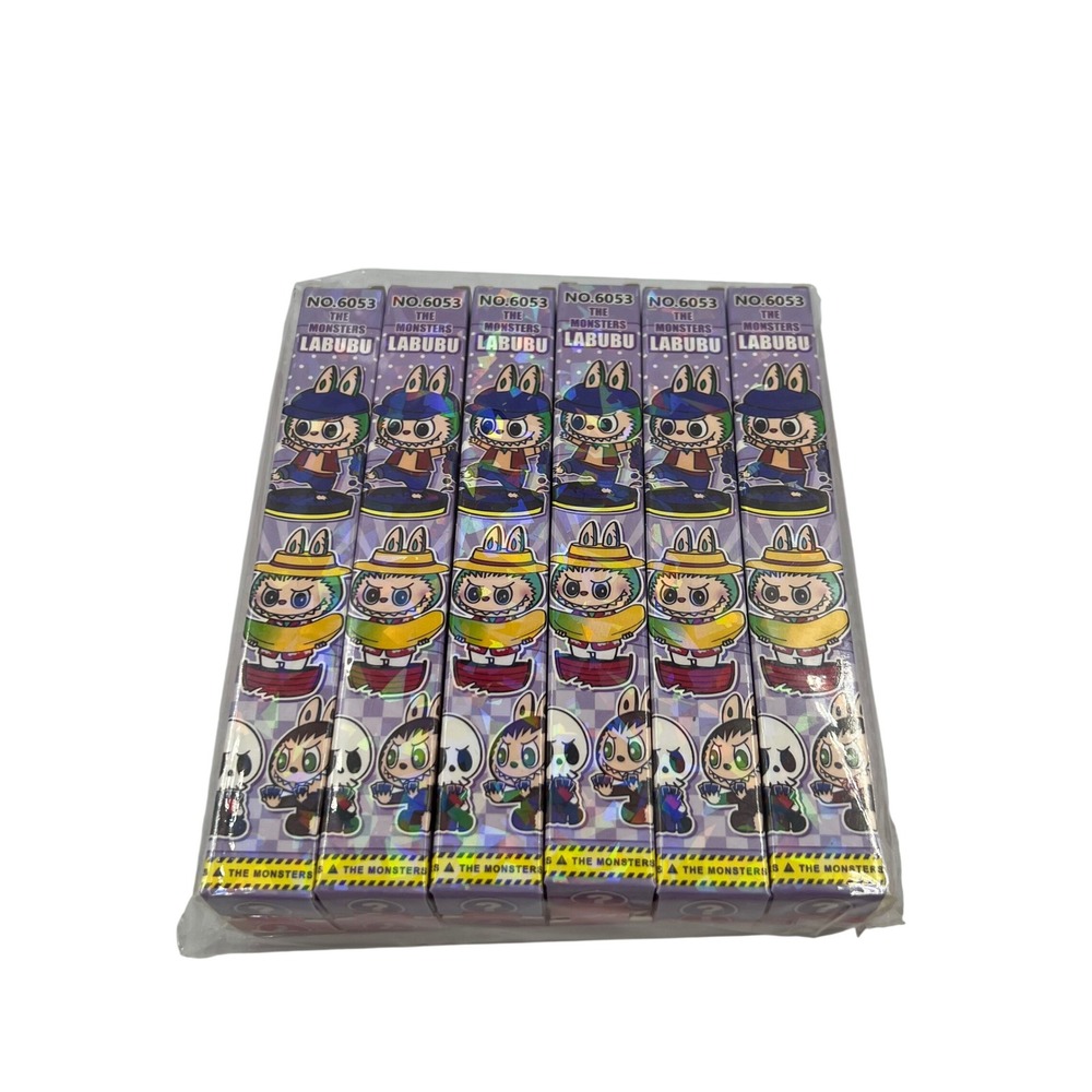 Inspired Monsters Labubu Blind Box Pens No. 6053 Lot 12 Sealed Assorted Designs